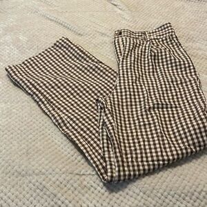 Plaid Trouser Pants